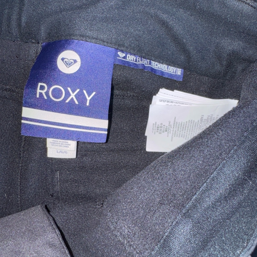 ROXY Cabin Dry Flight Tech 15K Waterproof Black Ski Snow Pant Size Large - Picture 4 of 10